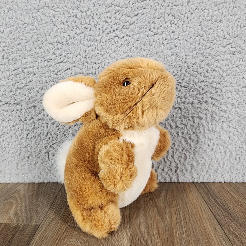 Vintage Eden Toys Peter Rabbit Plush Beatrix Potter Brown Bunny 8 Inch Standing